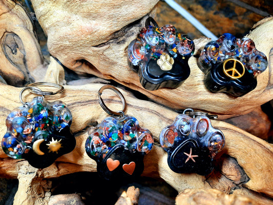 Calming Dog Charms EMF Protection Paw Print over 25 pounds