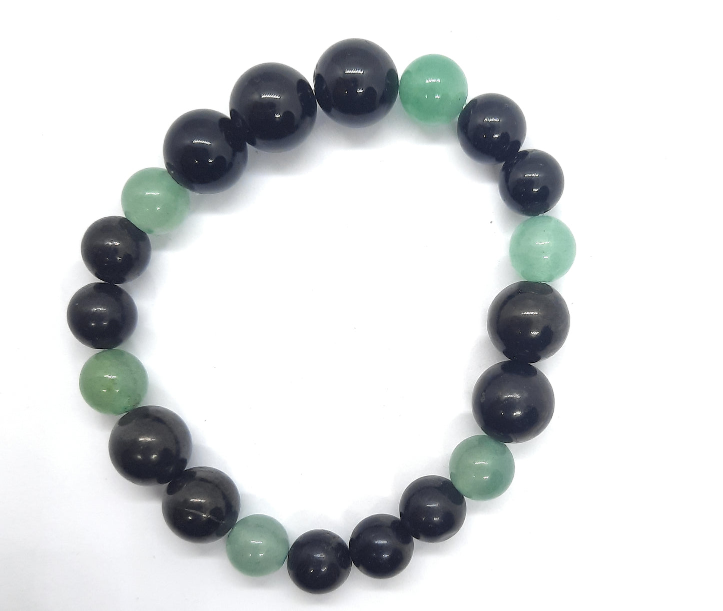 Shungite & Black Tourmaline Bracelet 5G EMF Protection