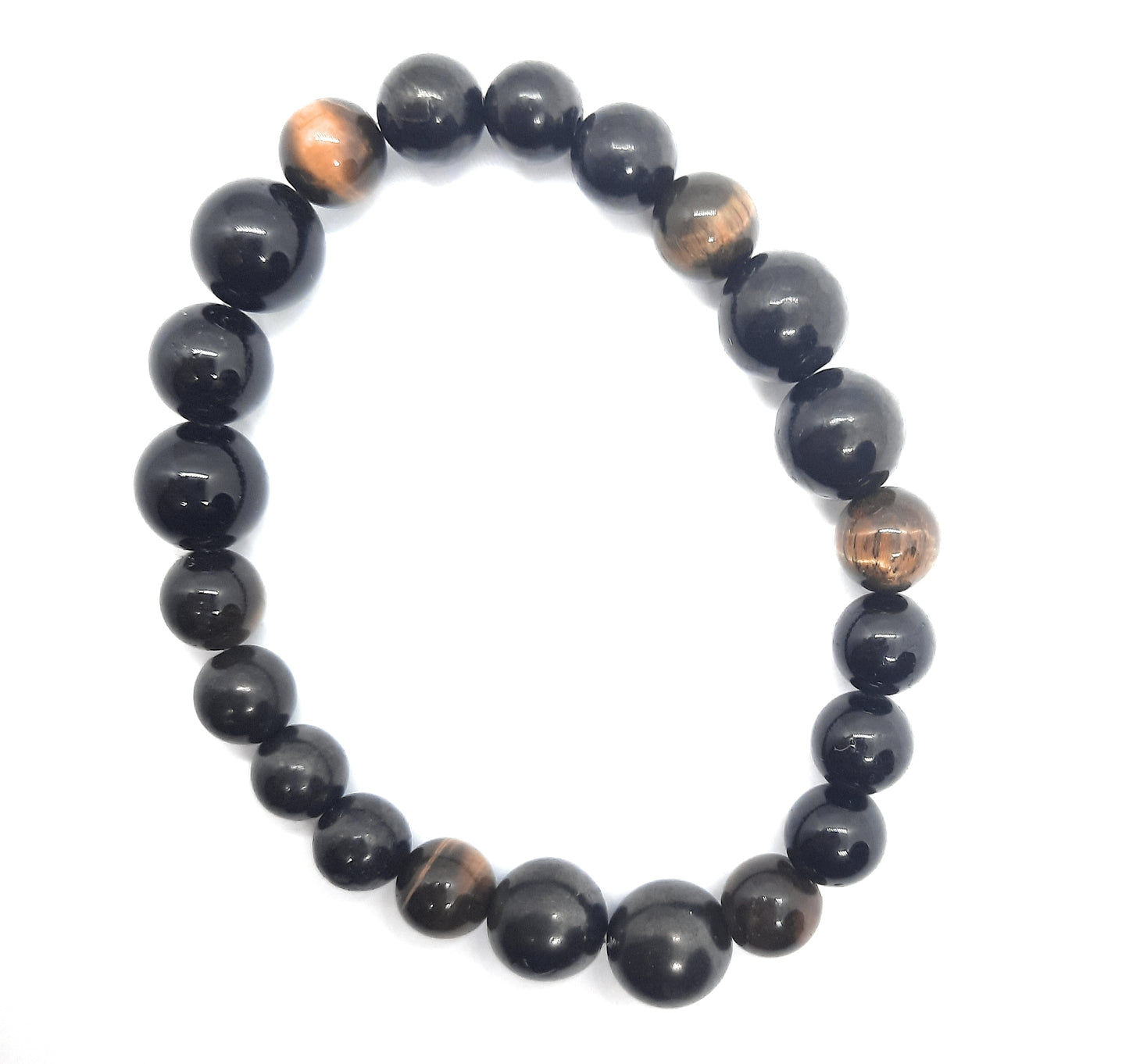 Shungite & Black Tourmaline Bracelet 5G EMF Protection