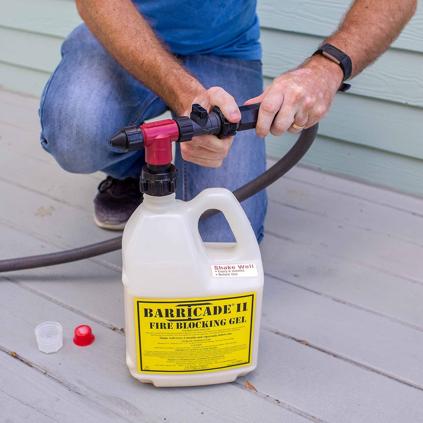 Barricade II Gel Home Defense Kit with 4 Gallons & Applicator