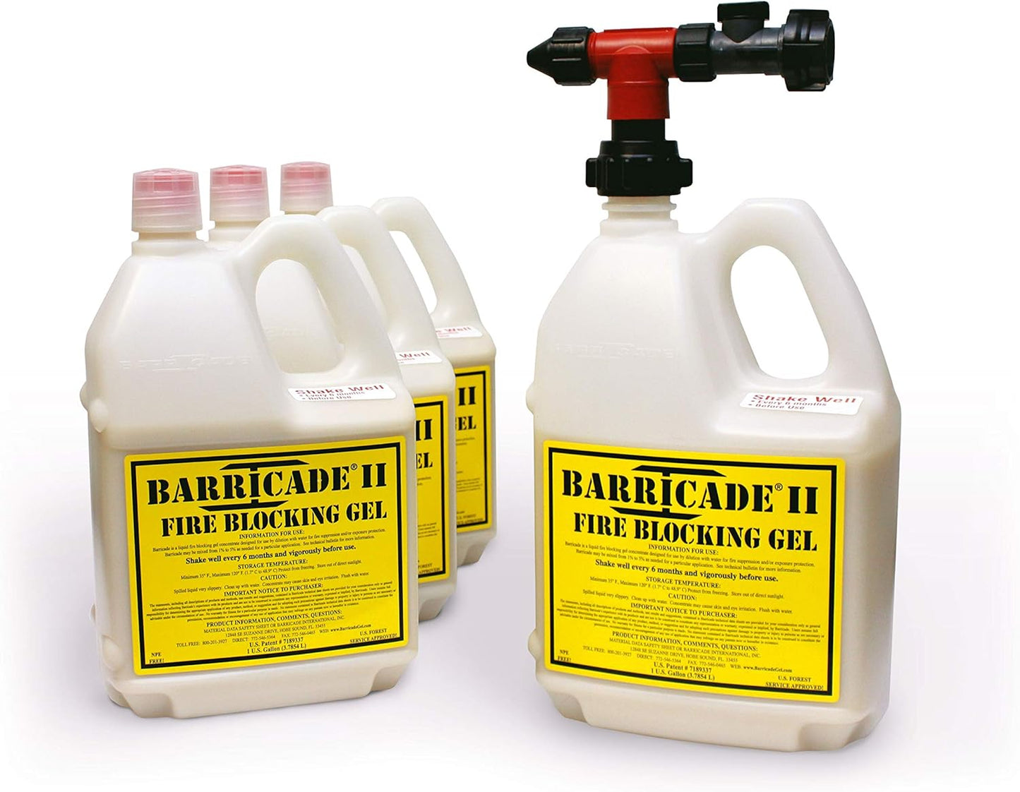 Barricade II Gel Home Defense Kit with 4 Gallons & Applicator