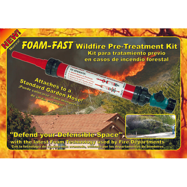 FLAME-FOAM® 3/4" Garden Hose Wildfire Foam Pre-Treatment Kit